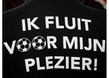 Scheidsrechter ik fluit voor mijn plezier